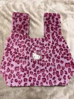 ハローキティ ヒョウ柄トートバッグ