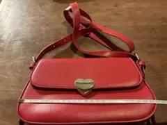 ハート型金具付き　2WAYショルダーバッグ USED