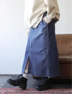 ニコアンド　コーデュロイスカート Mサイズ