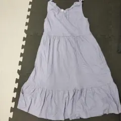 branshes 紫 ノースリーブ ワンピース 140cm