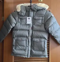 新品 ミキハウス ダブルB ホワイトグースダウン アウター　120