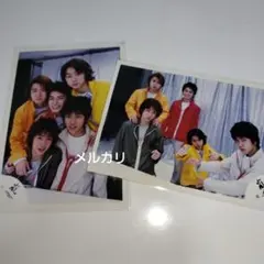 嵐　嵐ロゴ　大野智　松本潤　櫻井翔　相葉雅紀　二宮和也　　 公式写真　2枚