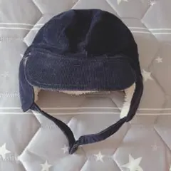 GAP ネイビー コーデュロイキャップ 12-18