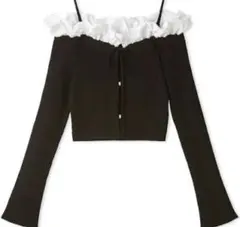 【限定価格】SNIDEL⟡フリルオフショルプルオーバー