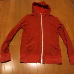 H.A.L.様専用 赤いフード付きジップアップパーカー