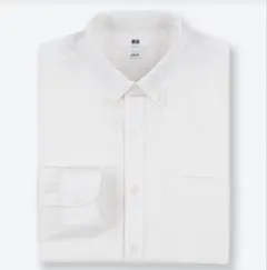 【新品未使用】UNIQLO ファインクロスストリッチスリムオックスシャツ長袖 L