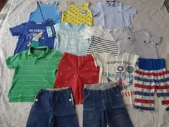 男の子子供服まとめ売り１２０サイズ１２枚♪ハッシュアッシュムージョンジョンＨ＆Ｍ