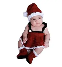 サンタ コスチューム クリスマス サンタクロース 3点set 新生児 記念撮影