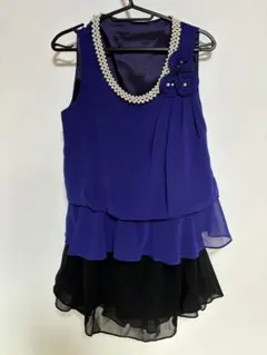 パーティードレス M パープル 上下セット