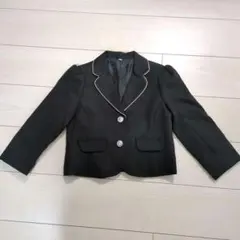 女の子　黒　フォーマルジャケット　130cm　卒園式　入学式
