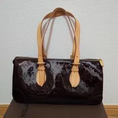Louis Vuitton ヴェルニ モノグラム柄 ハンドバッグ カバー箱付き