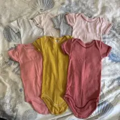 [美品あり]プチバトー 半袖ボディ肌着 6m 67cm 7枚セット まとめ売り
