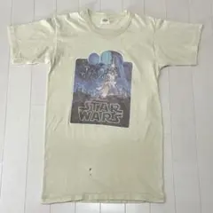 VINTAGE GU スターウォーズ Tシャツ 映画T 白 キャラ 古着 - メルカリ