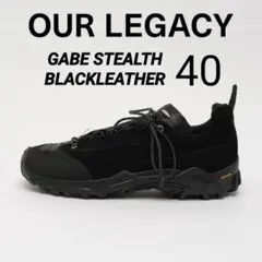 OUR LEGACY GABE STEALTH BLACK LEATHER 40のサムネイル