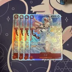 ワンピースカード ウタ SR ST23-001 4枚セット シャンクス st23