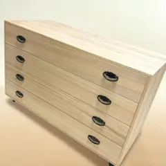 桐タンス　引き出し3段　着物箪笥　タンス　収納　古家具　古民家　時代家具 桐タンス引戸2段＋3段チェスト高さ90 クーポン使用不可 送料無料 hi