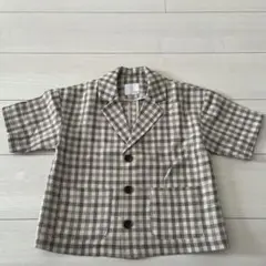 チェック柄ジャケット＆ショートパンツセット