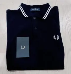 美品 FRED PERRY ポロシャツ M3600 月桂樹刺繍ロゴ 黒 金 M - メルカリ