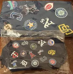 JTB　メジャーリーグ観戦ツアー　タオル　ポーチ　MLB 未使用