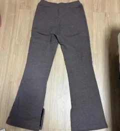 裏起毛　フレアパンツ　Lサイズ