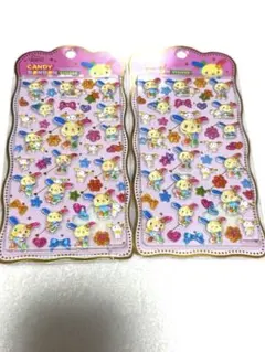 正規品 サンリオ ウサハナ シール 2枚セット CANDY BONBONのサムネイル