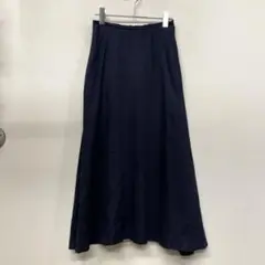 無印良品 リネン Sサイズ ネイビー スカート