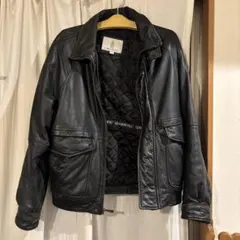 LONDON FOG ブラックレザージャケット