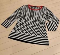 MaxMara weekendジグザグ柄 七分袖トップス