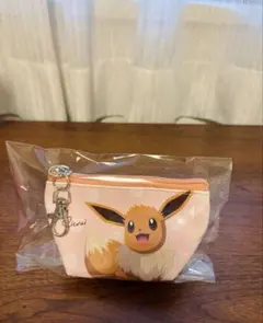 新品未使用　ポケモン　イーブイ ポーチ イーブイチャーム付き