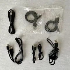 ケーブルまとめ売り【黒】typec 6本