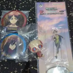 一番くじ 進撃の巨人 G賞 缶バッジ H賞 ちょこのっこ E賞 アクスタ