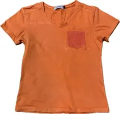 AVIREX オレンジ Tシャツ Sサイズのサムネイル