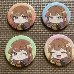 カラフルピーチ　えと　缶バッジ