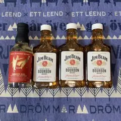 SAB.SUNSET RED200ml＆JIM BEAM 200ml×3本　新品のサムネイル