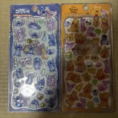 ディズニー　スティッチ　プーさんプチドロセット