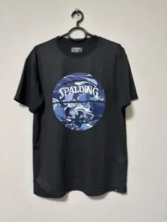 SPALDING ブラック Tシャツ M