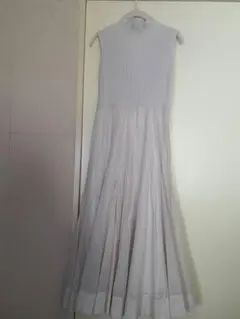 SNIDELスナイデル　ノースリーブニットワンピース　サイズ0