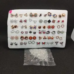 多様デザイン 36ペア 樹脂ピアスセット