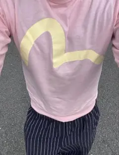EVISU ピンク トレーナー サイズ34