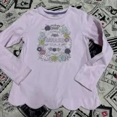 ANNA SUI Mini 花柄刺繍 長袖カットソー 130cm