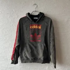 80s adidas vintage 鬼フェード パーカー デサント製 80年代