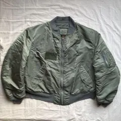 【90s】ALPHA MA-1 フライトジャケット グランドクルー ミリタリー