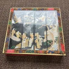 中国古墨 胡開文 唐墨 書道墨 固形墨 工芸墨 4本セット 箱入り - メルカリ