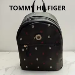 【TOMMY HILFIGER】新品未使用 レア リュック 紺 トリコロール