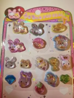 チ*コ様 【正規品】うるちゅるポップシール　フワフワらびちゃん