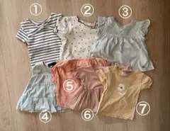 半袖　トップス　シャツ　80 女の子