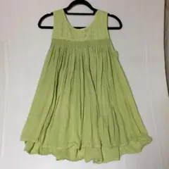 Anina ライトグリーン ノースリーブチュニックのサムネイル