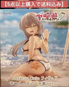 【5点以上購入で送料込み】宇崎月 Desktop Cute 浜辺で水着