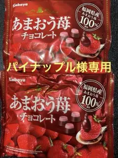 【パイナップル様専用】あまおう苺チョコレート 2袋セット