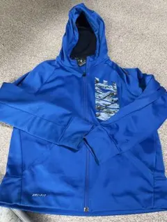 NIKE DRI-FIT パーカー Mサイズ 青
